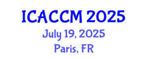 International Conference on Anesthesiology and Critical Care Medicine (ICACCM) July 19, 2025 - Paris, France