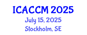 International Conference on Anesthesiology and Critical Care Medicine (ICACCM) July 15, 2025 - Stockholm, Sweden