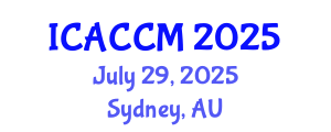 International Conference on Anesthesiology and Critical Care Medicine (ICACCM) July 29, 2025 - Sydney, Australia