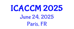 International Conference on Anesthesiology and Critical Care Medicine (ICACCM) June 24, 2025 - Paris, France