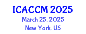 International Conference on Anesthesiology and Critical Care Medicine (ICACCM) March 25, 2025 - New York, United States