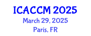 International Conference on Anesthesiology and Critical Care Medicine (ICACCM) March 29, 2025 - Paris, France