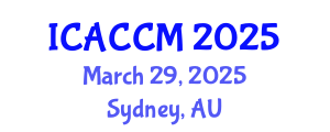 International Conference on Anesthesiology and Critical Care Medicine (ICACCM) March 29, 2025 - Sydney, Australia