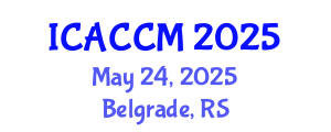 International Conference on Anesthesiology and Critical Care Medicine (ICACCM) May 24, 2025 - Belgrade, Serbia
