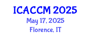 International Conference on Anesthesiology and Critical Care Medicine (ICACCM) May 17, 2025 - Florence, Italy