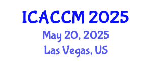 International Conference on Anesthesiology and Critical Care Medicine (ICACCM) May 20, 2025 - Las Vegas, United States