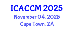International Conference on Anesthesiology and Critical Care Medicine (ICACCM) November 04, 2025 - Cape Town, South Africa