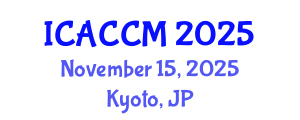 International Conference on Anesthesiology and Critical Care Medicine (ICACCM) November 15, 2025 - Kyoto, Japan