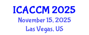 International Conference on Anesthesiology and Critical Care Medicine (ICACCM) November 15, 2025 - Las Vegas, United States