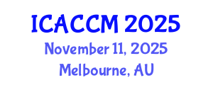 International Conference on Anesthesiology and Critical Care Medicine (ICACCM) November 11, 2025 - Melbourne, Australia