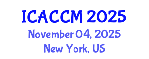 International Conference on Anesthesiology and Critical Care Medicine (ICACCM) November 04, 2025 - New York, United States