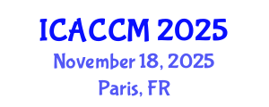 International Conference on Anesthesiology and Critical Care Medicine (ICACCM) November 18, 2025 - Paris, France
