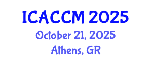 International Conference on Anesthesiology and Critical Care Medicine (ICACCM) October 21, 2025 - Athens, Greece