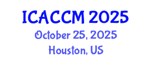 International Conference on Anesthesiology and Critical Care Medicine (ICACCM) October 25, 2025 - Houston, United States