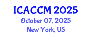 International Conference on Anesthesiology and Critical Care Medicine (ICACCM) October 07, 2025 - New York, United States