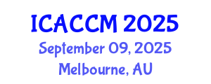 International Conference on Anesthesiology and Critical Care Medicine (ICACCM) September 09, 2025 - Melbourne, Australia