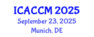 International Conference on Anesthesiology and Critical Care Medicine (ICACCM) September 23, 2025 - Munich, Germany
