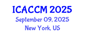 International Conference on Anesthesiology and Critical Care Medicine (ICACCM) September 09, 2025 - New York, United States