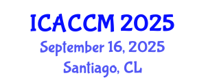 International Conference on Anesthesiology and Critical Care Medicine (ICACCM) September 16, 2025 - Santiago, Chile