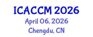 International Conference on Anesthesiology and Critical Care Medicine (ICACCM) April 06, 2026 - Chengdu, China International Conference on Anesthesiology and Critical Care Medicine (ICACCM) April 06, 2026 - Chengdu, China