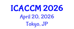 International Conference on Anesthesiology and Critical Care Medicine (ICACCM) April 20, 2026 - Tokyo, Japan International Conference on Anesthesiology and Critical Care Medicine (ICACCM) April 20, 2026 - Tokyo, Japan