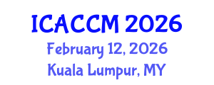International Conference on Anesthesiology and Critical Care Medicine (ICACCM) February 12, 2026 - Kuala Lumpur, Malaysia International Conference on Anesthesiology and Critical Care Medicine (ICACCM) February 12, 2026 - Kuala Lumpur, Malaysia