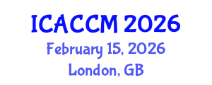International Conference on Anesthesiology and Critical Care Medicine (ICACCM) February 15, 2026 - London, United Kingdom