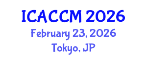 International Conference on Anesthesiology and Critical Care Medicine (ICACCM) February 23, 2026 - Tokyo, Japan International Conference on Anesthesiology and Critical Care Medicine (ICACCM) February 23, 2026 - Tokyo, Japan