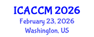 International Conference on Anesthesiology and Critical Care Medicine (ICACCM) February 23, 2026 - Washington, United States International Conference on Anesthesiology and Critical Care Medicine (ICACCM) February 23, 2026 - Washington, United States