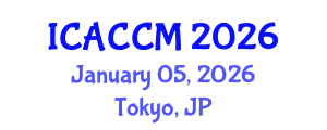 International Conference on Anesthesiology and Critical Care Medicine (ICACCM) January 05, 2026 - Tokyo, Japan International Conference on Anesthesiology and Critical Care Medicine (ICACCM) January 05, 2026 - Tokyo, Japan