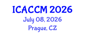 International Conference on Anesthesiology and Critical Care Medicine (ICACCM) July 08, 2026 - Prague, Czechia International Conference on Anesthesiology and Critical Care Medicine (ICACCM) July 08, 2026 - Prague, Czechia