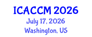 International Conference on Anesthesiology and Critical Care Medicine (ICACCM) July 17, 2026 - Washington, United States International Conference on Anesthesiology and Critical Care Medicine (ICACCM) July 17, 2026 - Washington, United States