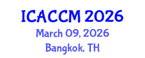 International Conference on Anesthesiology and Critical Care Medicine (ICACCM) March 09, 2026 - Bangkok, Thailand International Conference on Anesthesiology and Critical Care Medicine (ICACCM) March 09, 2026 - Bangkok, Thailand