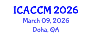 International Conference on Anesthesiology and Critical Care Medicine (ICACCM) March 09, 2026 - Doha, Qatar International Conference on Anesthesiology and Critical Care Medicine (ICACCM) March 09, 2026 - Doha, Qatar