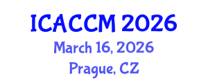 International Conference on Anesthesiology and Critical Care Medicine (ICACCM) March 16, 2026 - Prague, Czechia International Conference on Anesthesiology and Critical Care Medicine (ICACCM) March 16, 2026 - Prague, Czechia