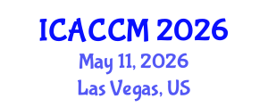 International Conference on Anesthesiology and Critical Care Medicine (ICACCM) May 11, 2026 - Las Vegas, United States International Conference on Anesthesiology and Critical Care Medicine (ICACCM) May 11, 2026 - Las Vegas, United States