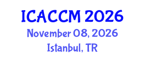 International Conference on Anesthesiology and Critical Care Medicine (ICACCM) November 08, 2026 - Istanbul, Turkey