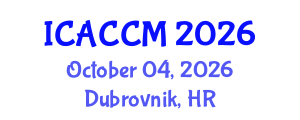 International Conference on Anesthesiology and Critical Care Medicine (ICACCM) October 04, 2026 - Dubrovnik, Croatia International Conference on Anesthesiology and Critical Care Medicine (ICACCM) October 04, 2026 - Dubrovnik, Croatia