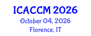 International Conference on Anesthesiology and Critical Care Medicine (ICACCM) October 04, 2026 - Florence, Italy International Conference on Anesthesiology and Critical Care Medicine (ICACCM) October 04, 2026 - Florence, Italy