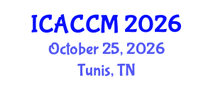 International Conference on Anesthesiology and Critical Care Medicine (ICACCM) October 25, 2026 - Tunis, Tunisia International Conference on Anesthesiology and Critical Care Medicine (ICACCM) October 25, 2026 - Tunis, Tunisia