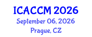 International Conference on Anesthesiology and Critical Care Medicine (ICACCM) September 06, 2026 - Prague, Czechia International Conference on Anesthesiology and Critical Care Medicine (ICACCM) September 06, 2026 - Prague, Czechia