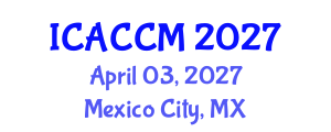 International Conference on Anesthesiology and Critical Care Medicine (ICACCM) April 03, 2027 - Mexico City, Mexico International Conference on Anesthesiology and Critical Care Medicine (ICACCM) April 03, 2027 - Mexico City, Mexico