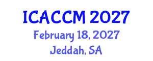 International Conference on Anesthesiology and Critical Care Medicine (ICACCM) February 18, 2027 - Jeddah, Saudi Arabia