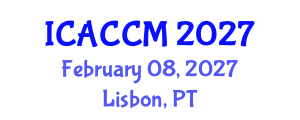 International Conference on Anesthesiology and Critical Care Medicine (ICACCM) February 08, 2027 - Lisbon, Portugal International Conference on Anesthesiology and Critical Care Medicine (ICACCM) February 08, 2027 - Lisbon, Portugal