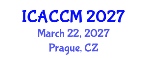 International Conference on Anesthesiology and Critical Care Medicine (ICACCM) March 22, 2027 - Prague, Czechia International Conference on Anesthesiology and Critical Care Medicine (ICACCM) March 22, 2027 - Prague, Czechia