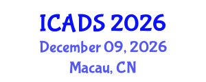 International Conference on Animal and Dairy Sciences (ICADS) December 09, 2026 - Macau, China International Conference on Animal and Dairy Sciences (ICADS) December 09, 2026 - Macau, China