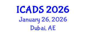International Conference on Animal and Dairy Sciences (ICADS) January 26, 2026 - Dubai, United Arab Emirates International Conference on Animal and Dairy Sciences (ICADS) January 26, 2026 - Dubai, United Arab Emirates