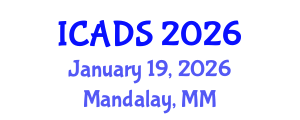 International Conference on Animal and Dairy Sciences (ICADS) January 19, 2026 - Mandalay, Myanmar International Conference on Animal and Dairy Sciences (ICADS) January 19, 2026 - Mandalay, Myanmar