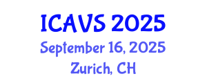 International Conference on Animal and Veterinary Sciences (ICAVS) September 16, 2025 - Zurich, Switzerland