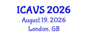 International Conference on Animal and Veterinary Sciences (ICAVS) August 19, 2026 - London, United Kingdom